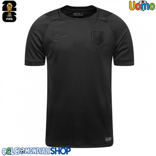 Maglie da calcio Norvegia Seconda Maglia Mondiali 2026  Manica Corta